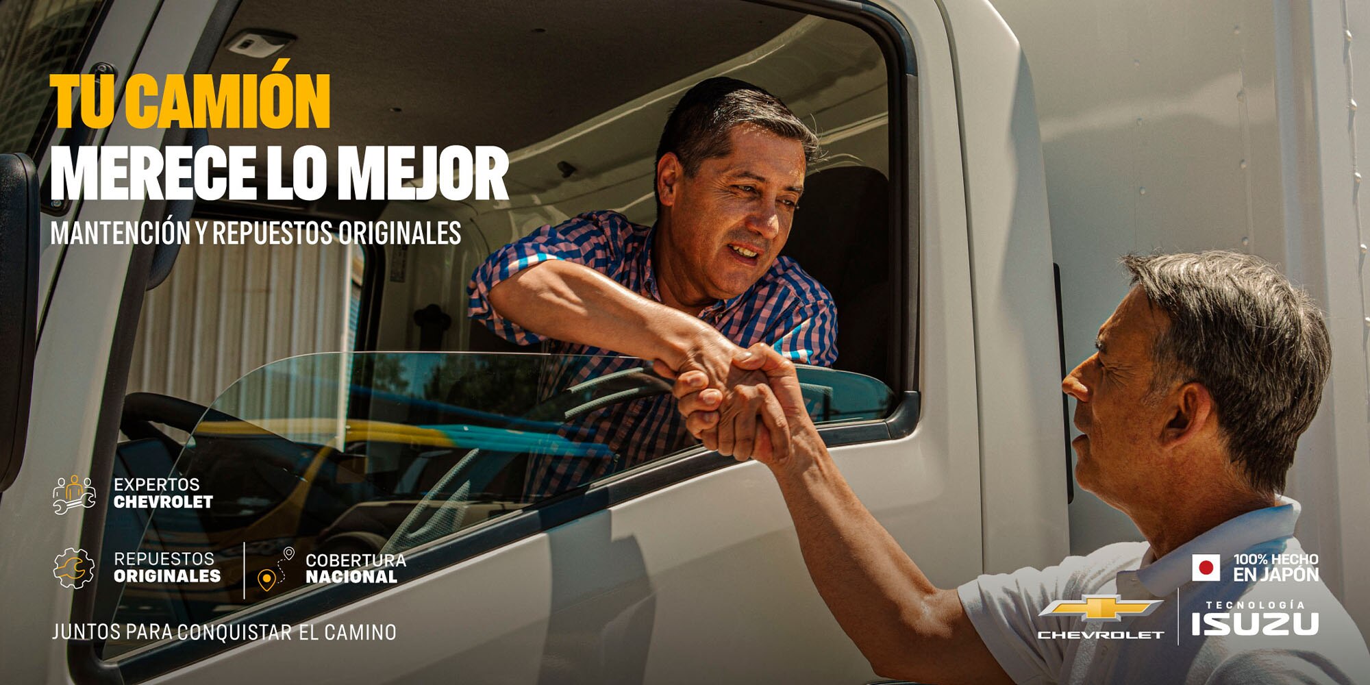 Mantenimiento y repuestos originales Chevrolet para camiones